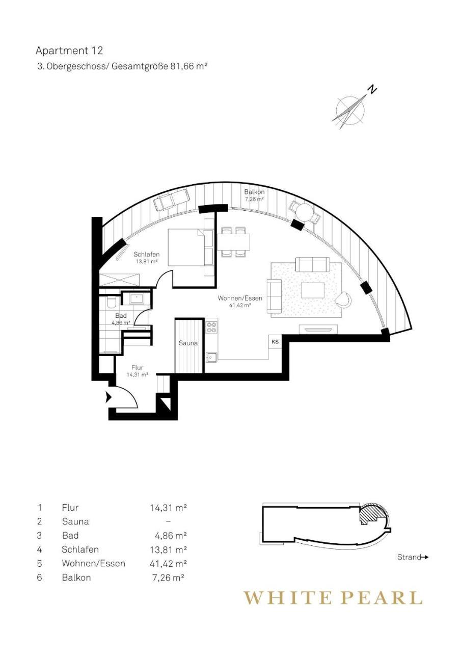 White Pearl Apartment 3.12 Timmendorfer Strand Esterno foto